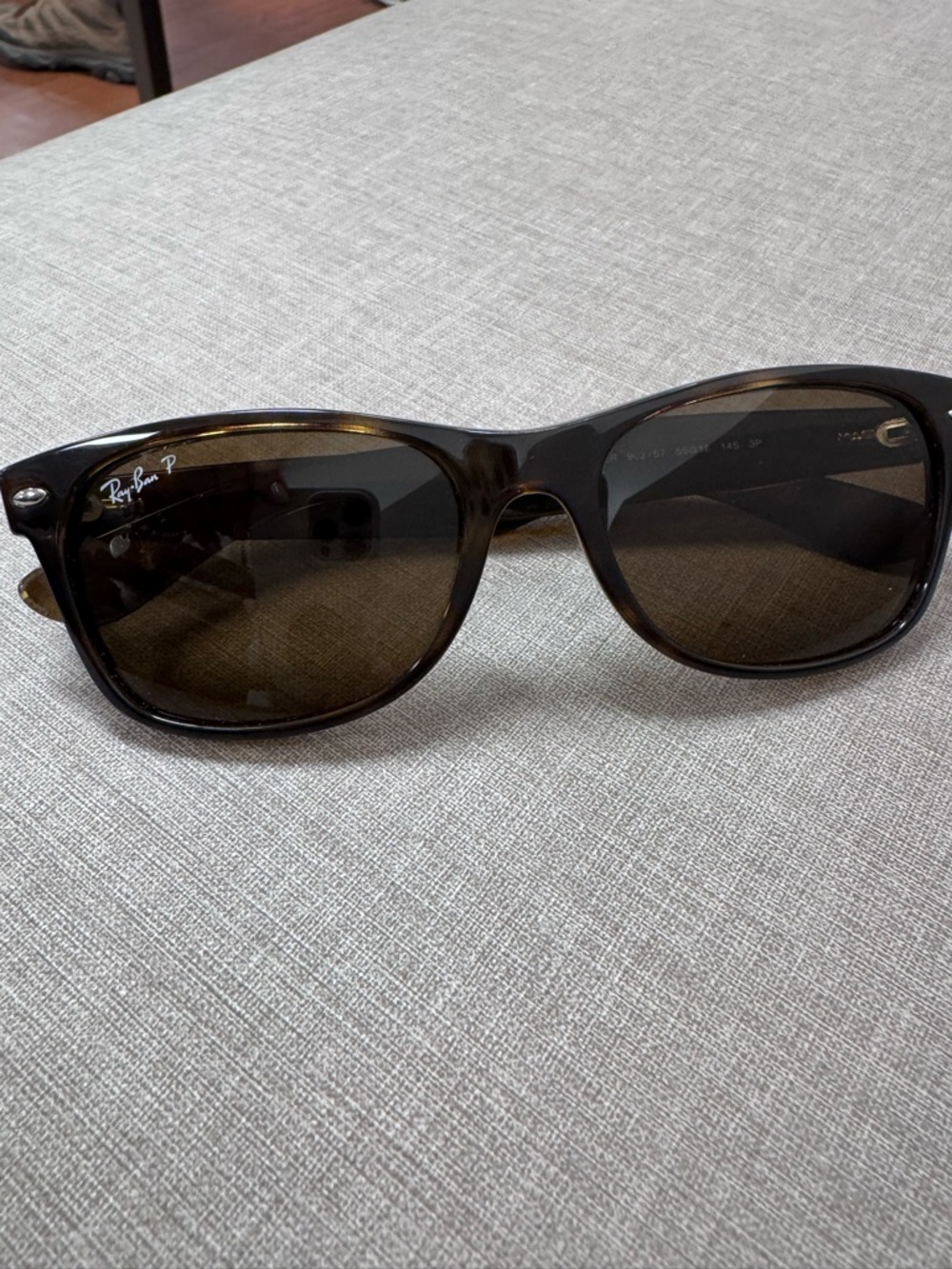 ✨Ray-Ban NewWayfarer RB2132 Polarized Sunglasses | Tortoise Frame - Picture 3 of 9